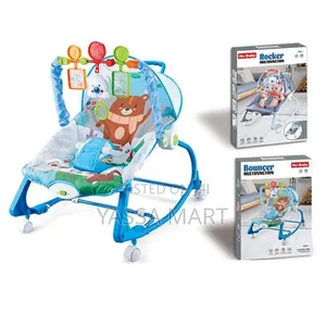 Multifunction Baby Bouncer-ባለ ጎማ የልጆች ማስተኛ እና ሮከር