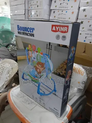 Multifunction Baby Bouncer-ባለ ጎማ የልጆች ማስተኛ እና ሮከር