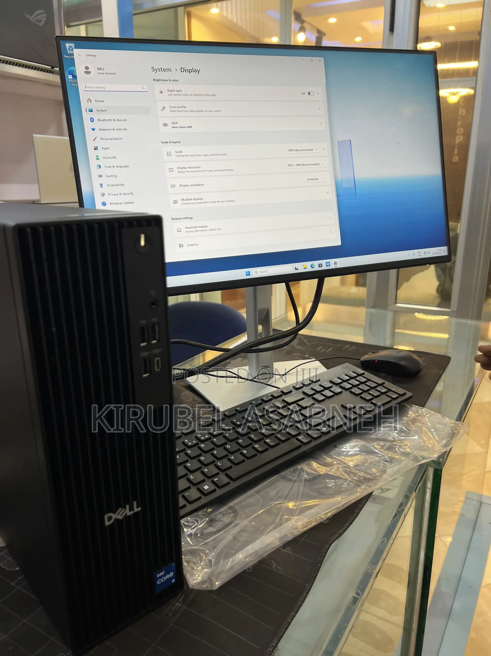 New Dell Pro Slim QCS1250 SFF 8GB Intel Core i5 SSD 512GB
