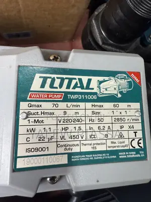 Total Watar Pump Jet 1hp