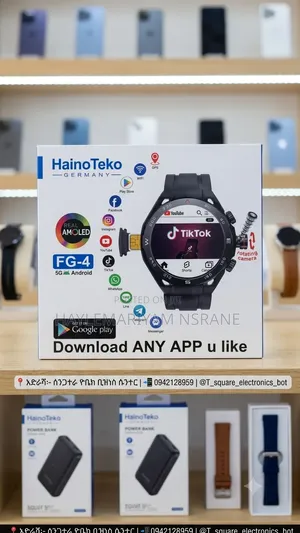 Haino Teko FG-4 5G Android Smart Watch With Rotating Camera AMOLED