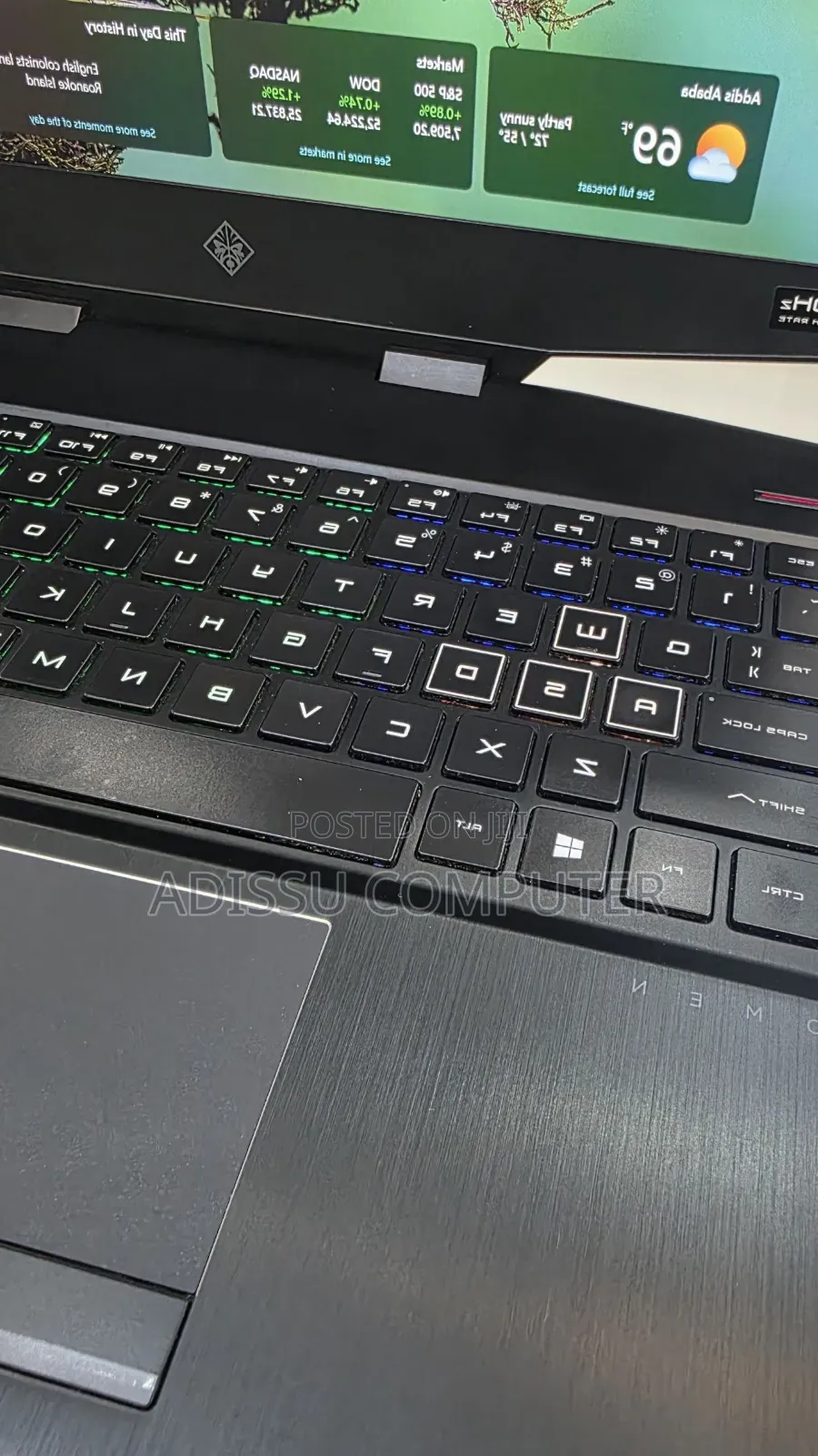 New Laptop HP Omen 15-dh002nr 16GB Intel Core i7 SSD 1T