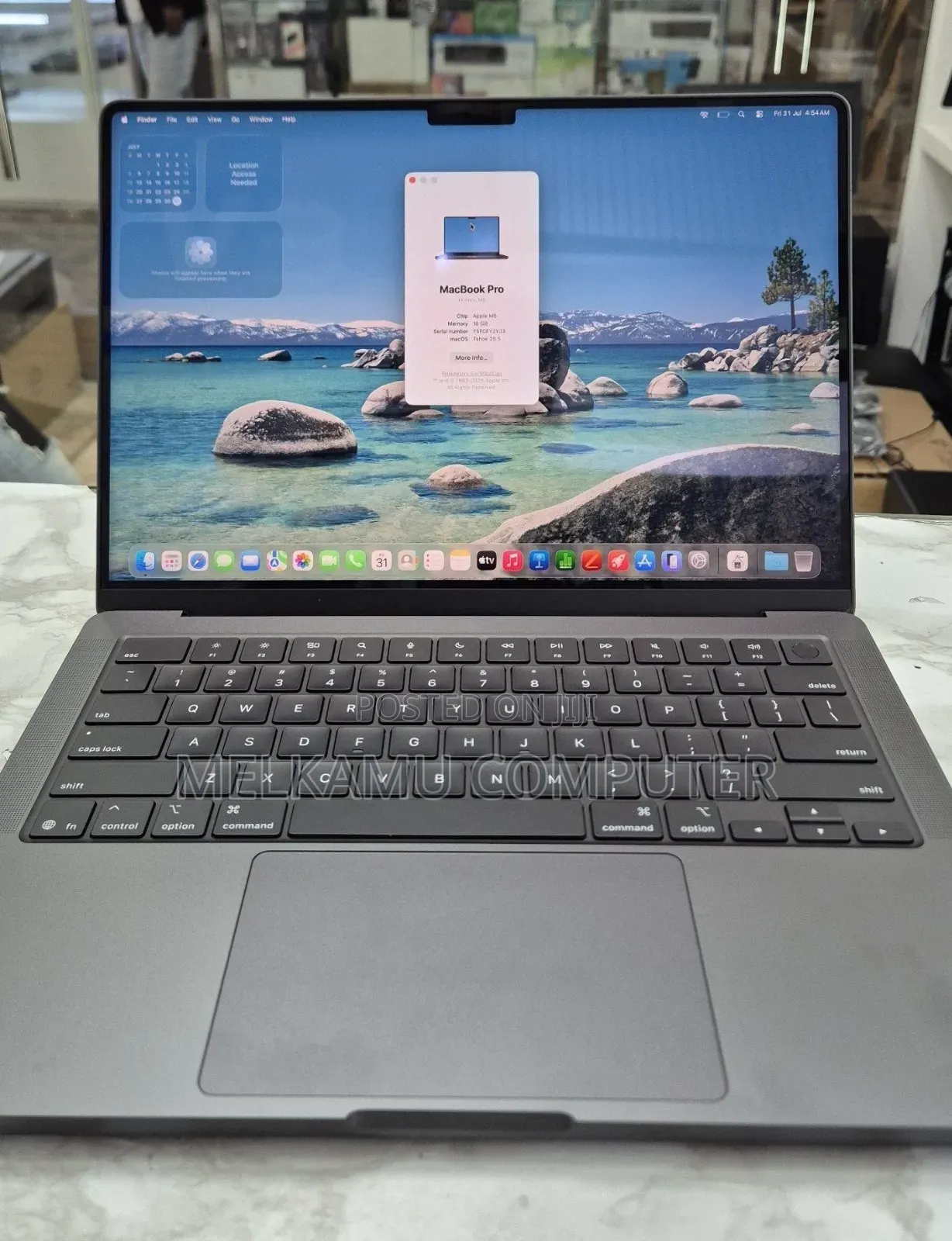 New Laptop Apple MacBook Pro 2025 M5 16GB Apple M5 SSD 1T