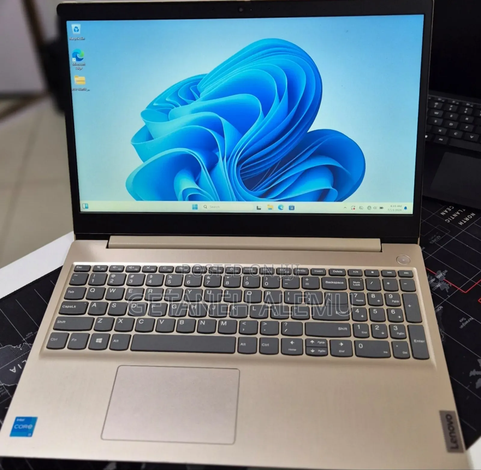 New Laptop Lenovo Ideapad 3 8GB Intel Core i3 SSD 256GB