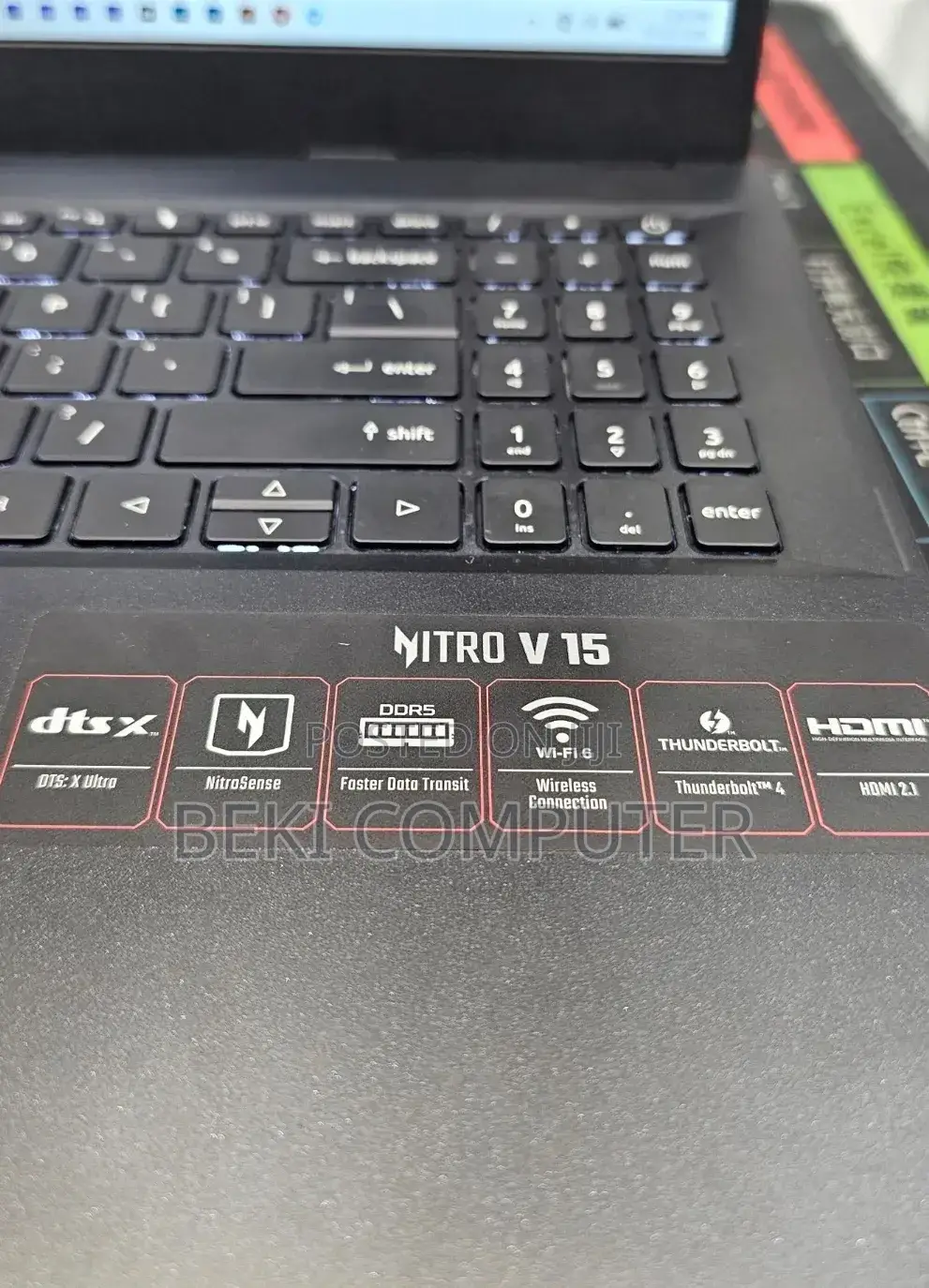 New Laptop Acer Nitro V 15 16GB Intel Core i9 SSD 1T