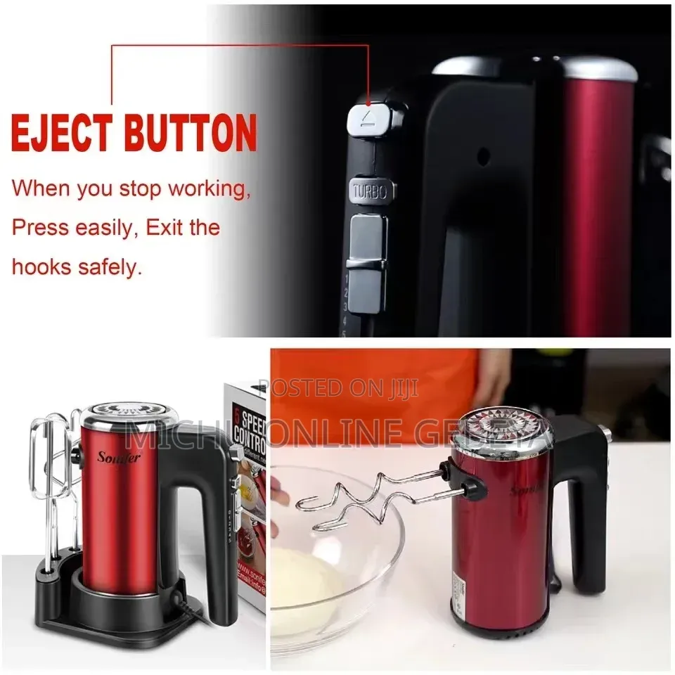 Sonifer SF-7025 400W High Quality Hand Mixer/ Free Delivery