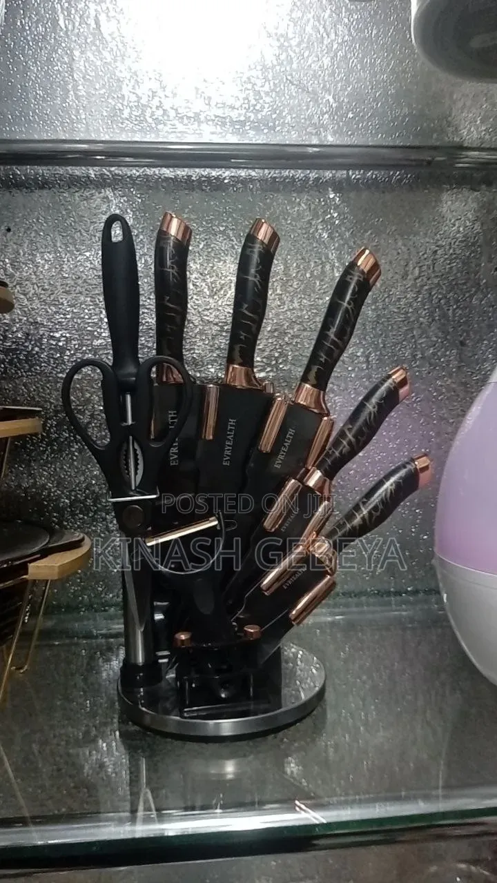 9pcs Top Quality Stainless Steel Knife Set
