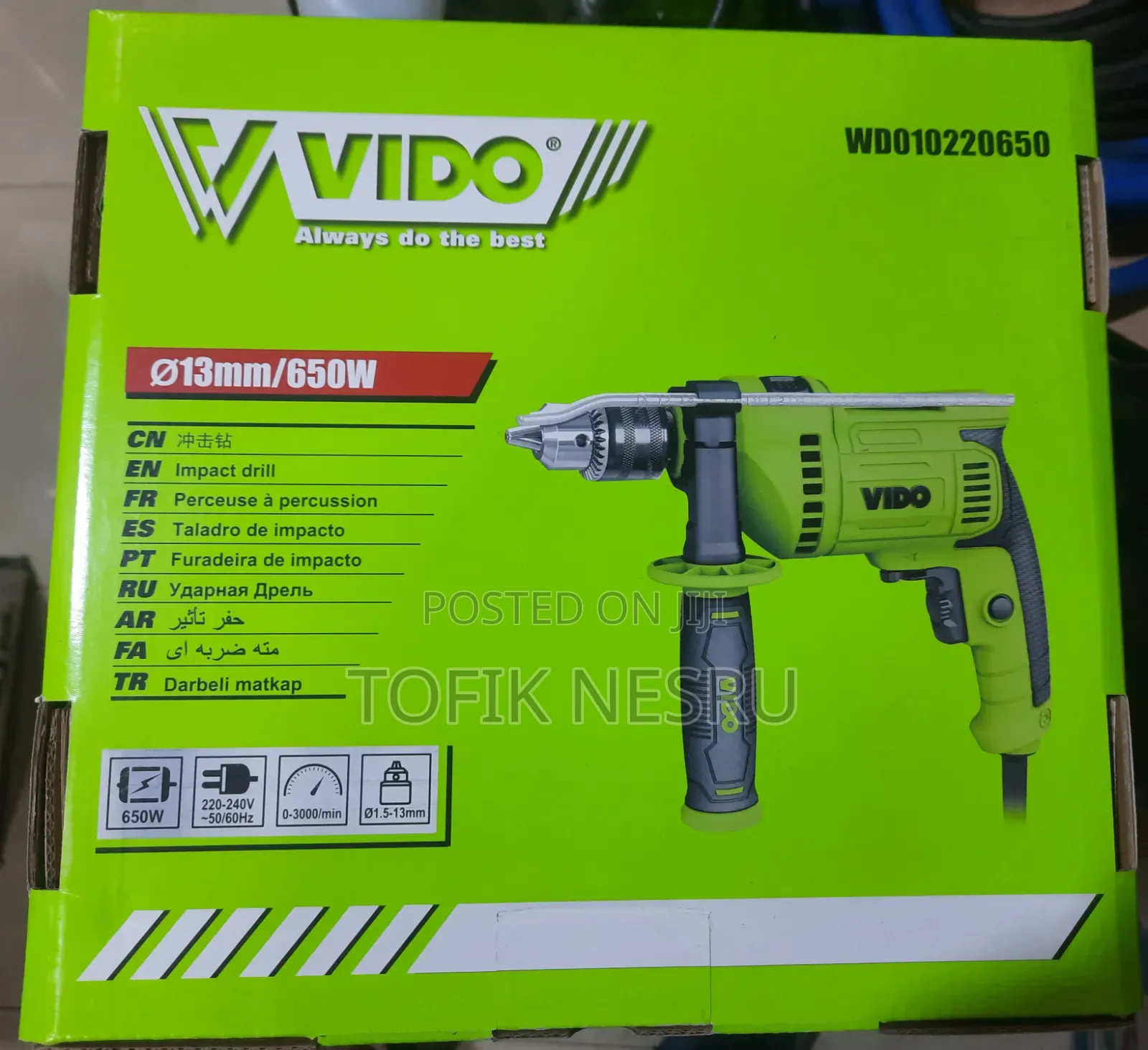Vido Electrical Impact Drill Machine