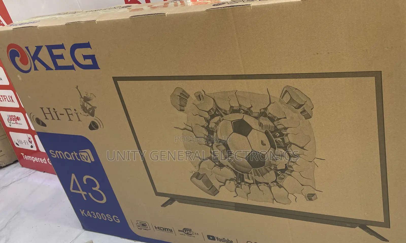Keg TV 43inch