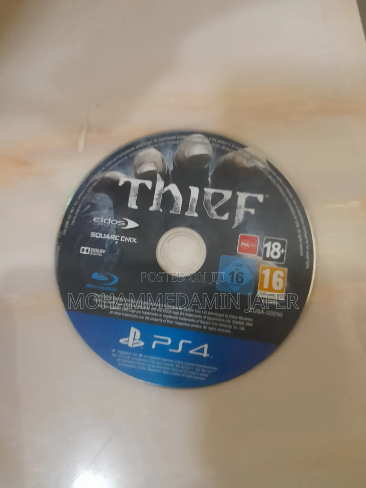 Ps4 CD Thief Game