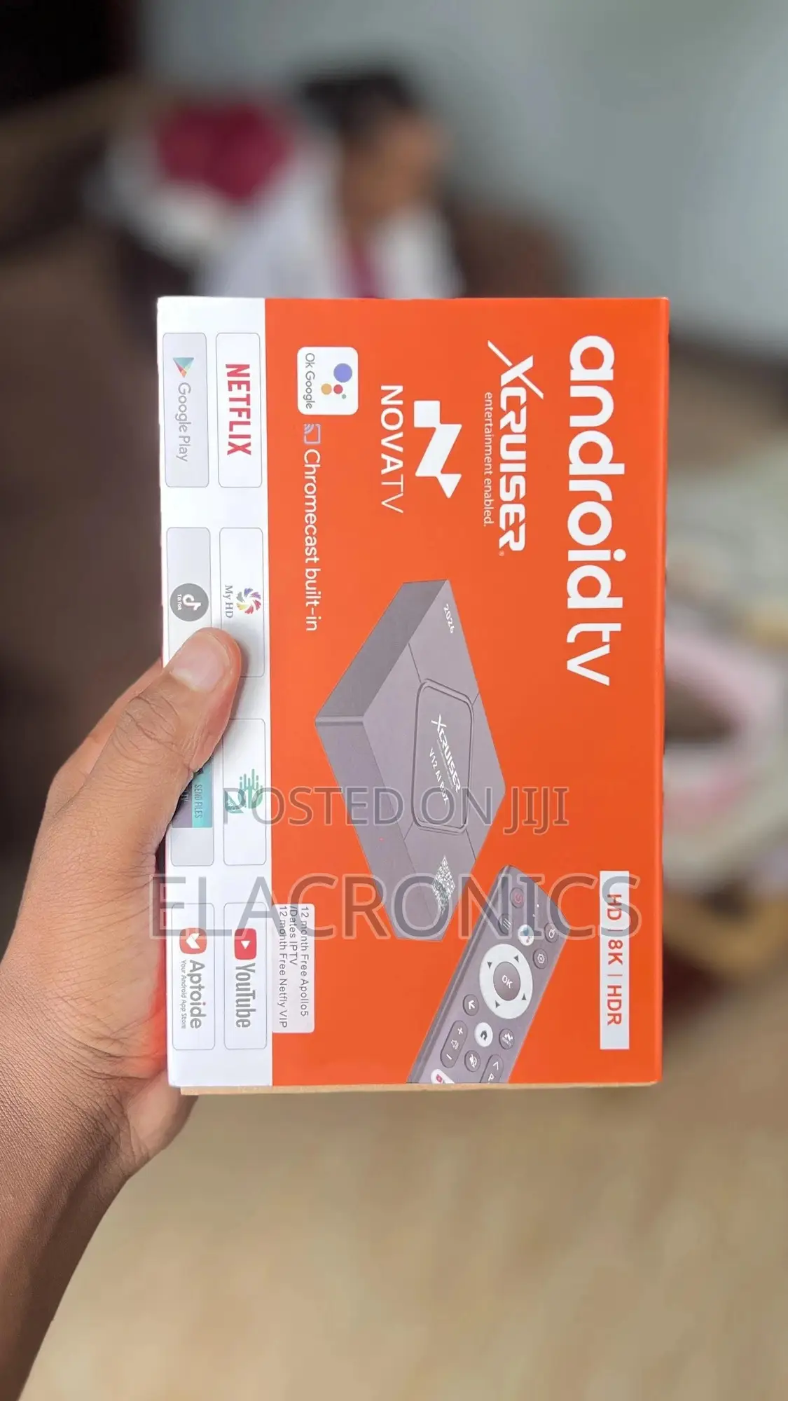 Xcruiser Android 14 TV Box (Smart TV Receiver) 8GB+256GB IPTV