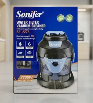 Sonifer Water Filter Vacuum Cleaner High-Efficiency Copper Motor 2200W
