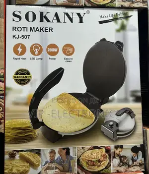 SOKANY Roti Maker. Its 2000W Rapid Heating System