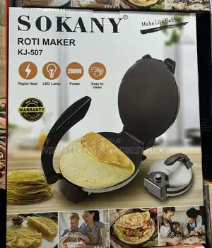 SOKANY Roti Maker. Its 2000W Rapid Heating System