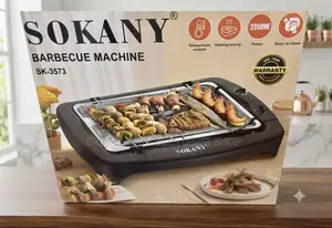 SOKANY Barbecue Grill 2200W Electric– Temperature BBQ Machine