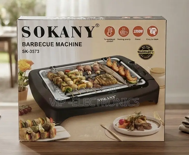 SOKANY Barbecue Machine. Powered by a 2200W Heating
