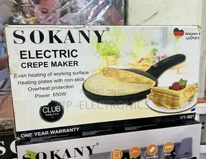 SOKANY Electric Crepe Maker. Featuring a 650W