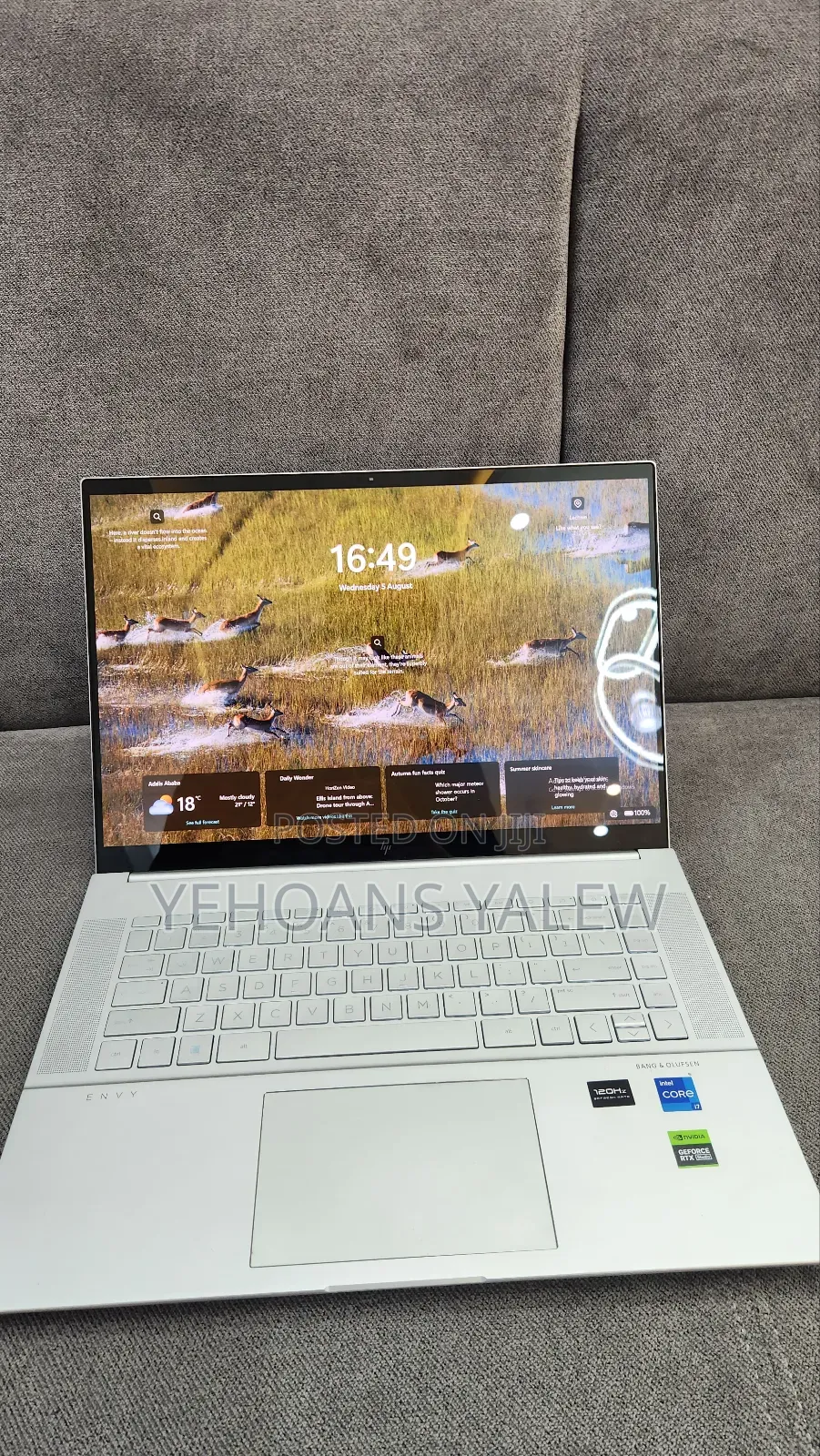 New Laptop HP Envy 16 Gaming 16-h1023dx 12GB Intel Core i7 SSD 512GB