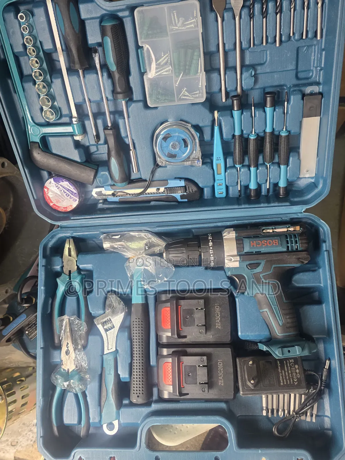 Bosch Cordless Drill Tool Kit 21V | Rechargeable