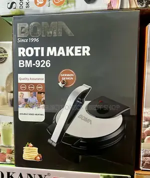 BOMA Roti Maker – 1200W Non-Stick Chapati Flatbread Maker