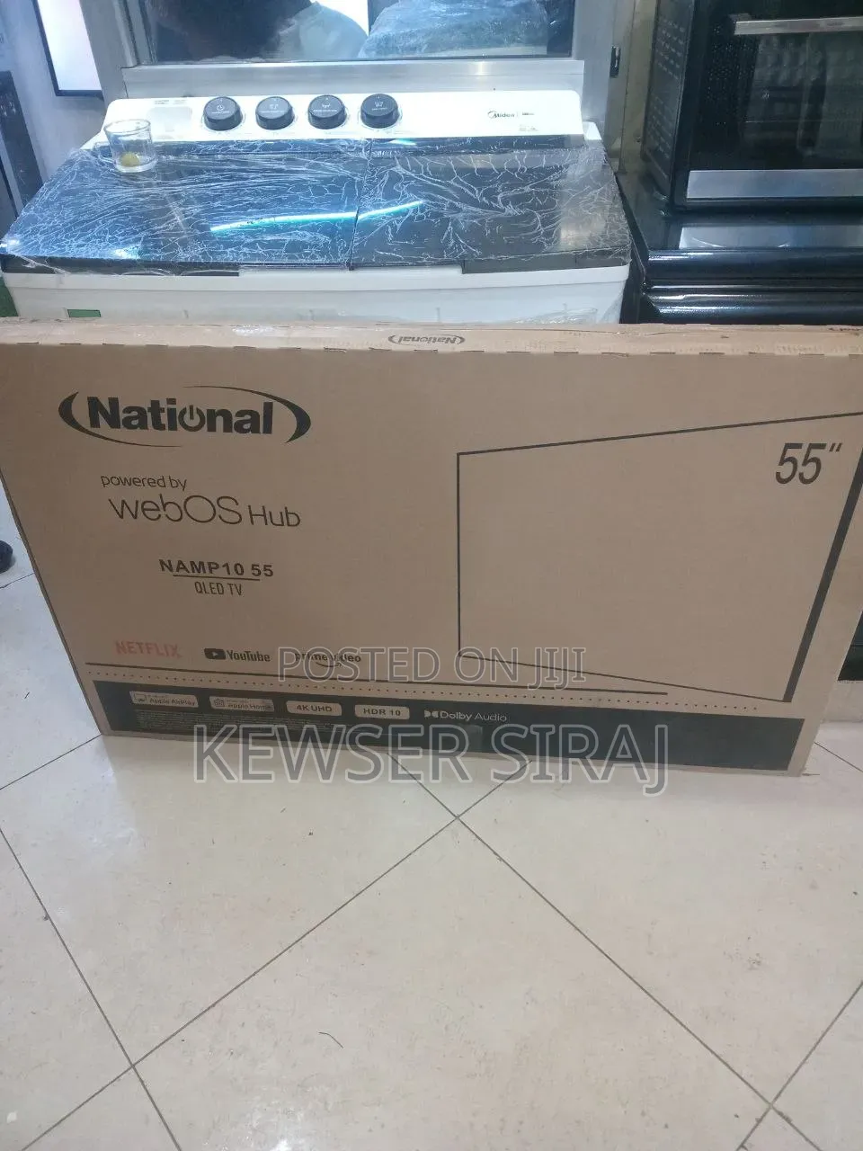 National TV 55inch Qled Smart Androyd TV