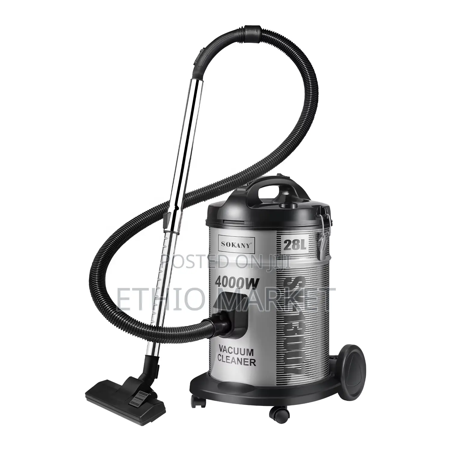 ሶካኒ ደረቅና እርጥብ ድራም ቫክዩም ማጽጃ(Sokany Dry Wet Drum Vacuum Cleaner)