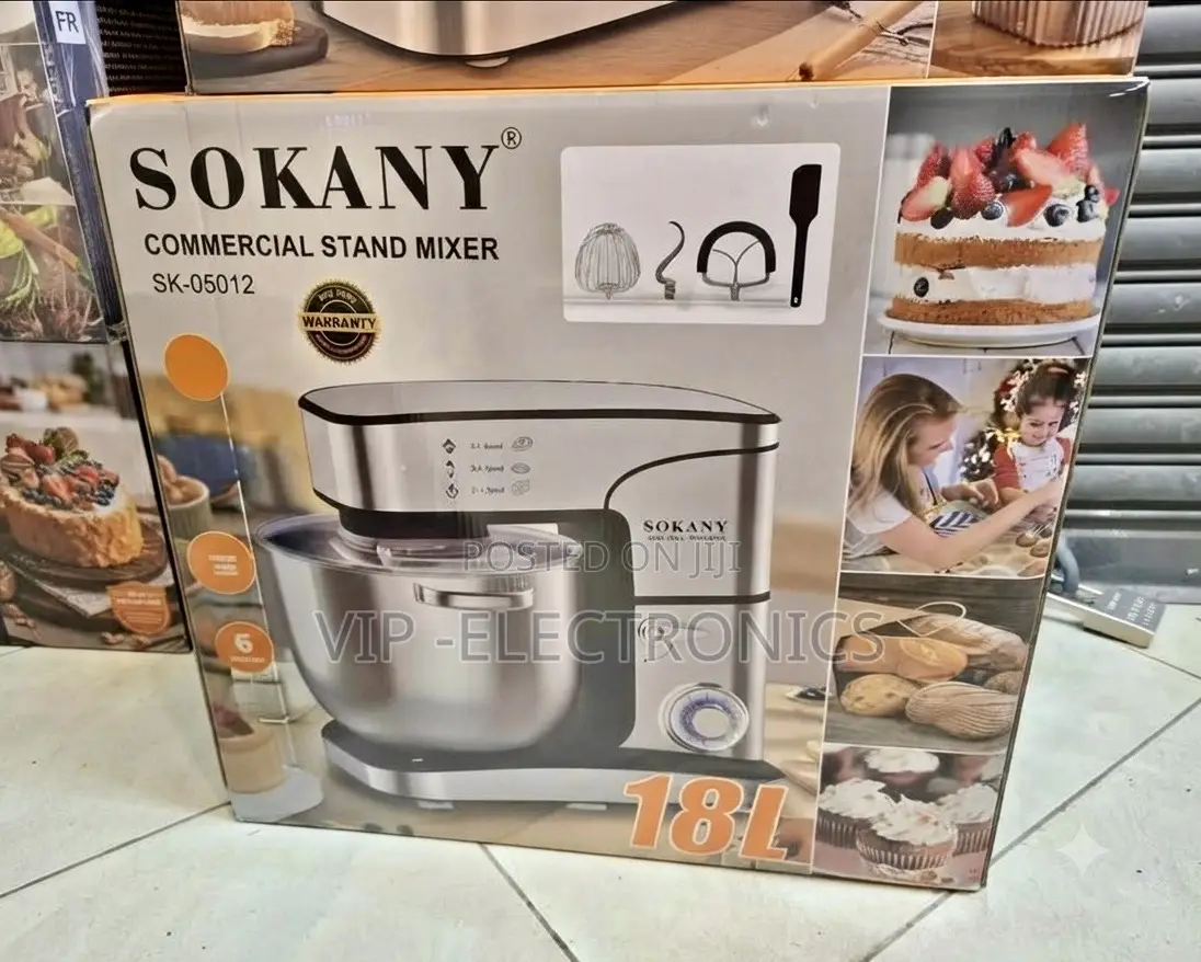 SOKANY Stand Mixer Commercial High-Capacity 18L Mixer