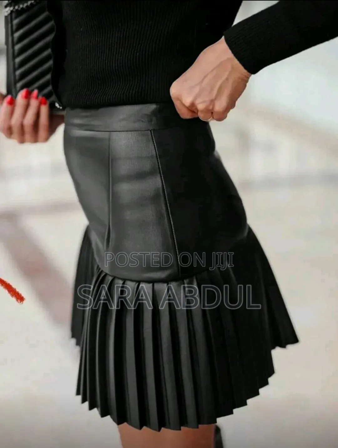 Shein Brand Leather Skirt Size XL on Hand