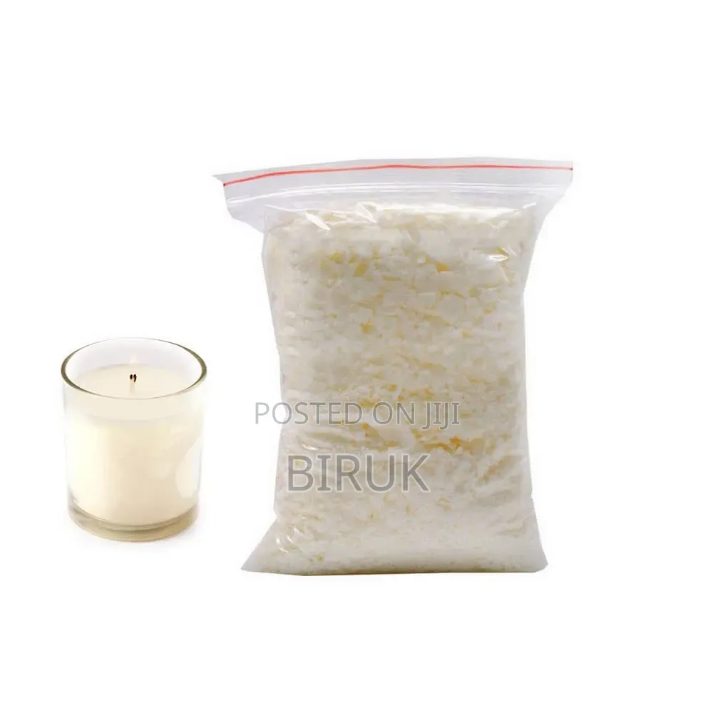 100% Natural Soy Wax for Candle Making – Candle Wax | 1kg | የሻማ ሰም ሶይ