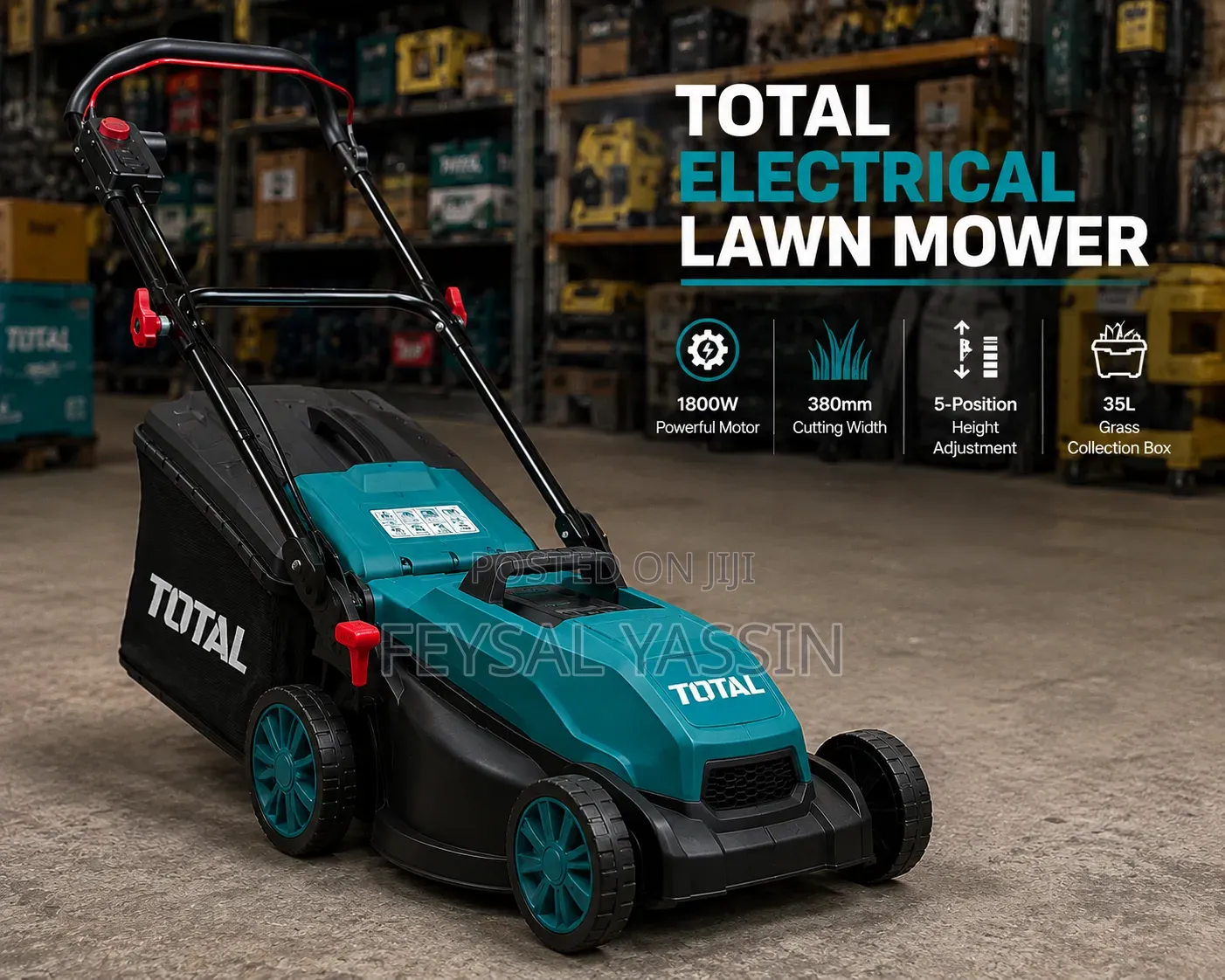 TOTAL Electrical Lawn Mower