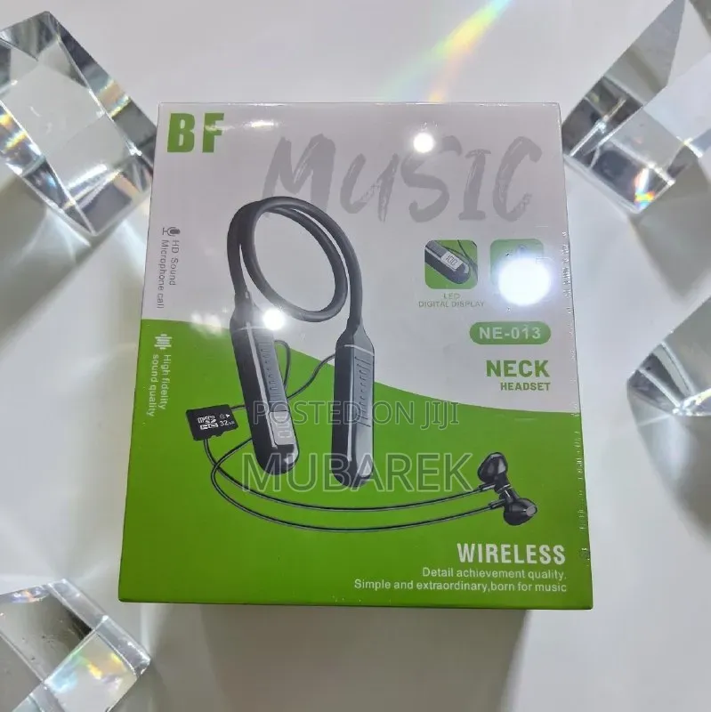 Wireless Sports Neckband Headphones With HD Mic