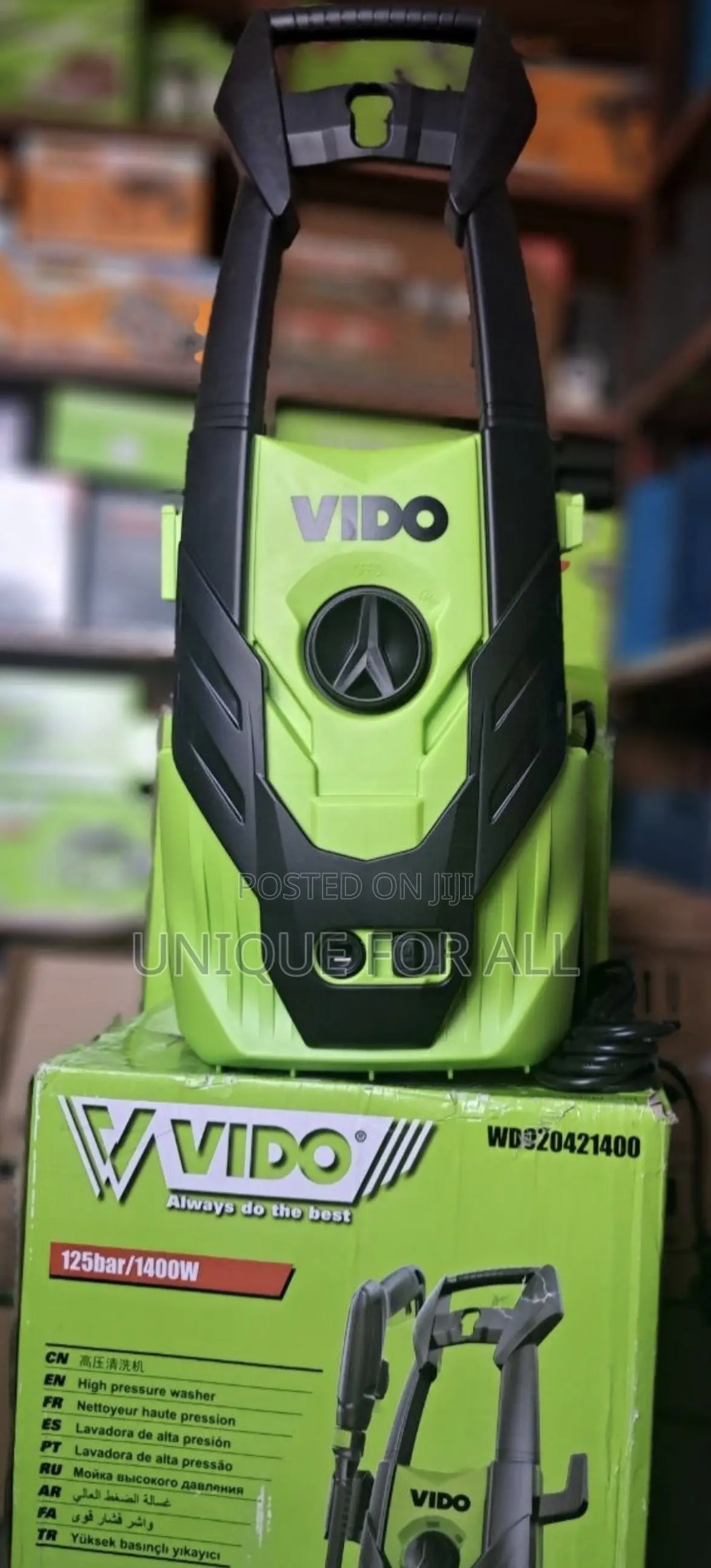 VIDO 1400W High Pressure Washer (Model WD)