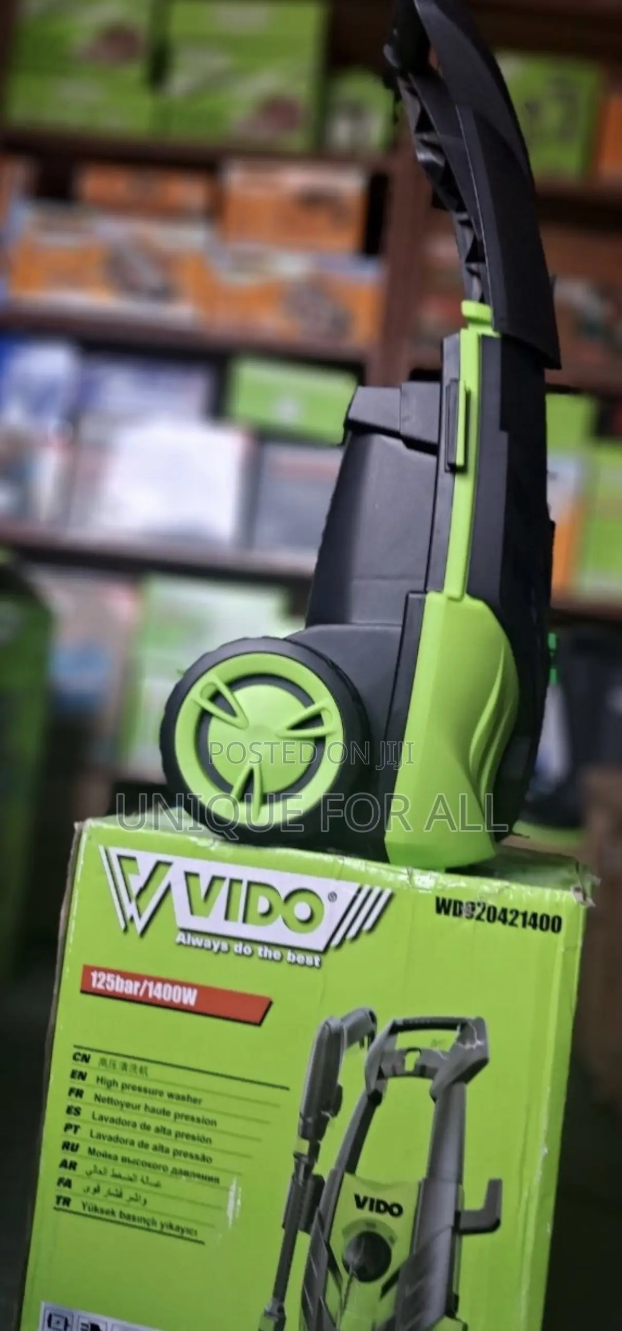 VIDO 1400W High Pressure Washer (Model WD)