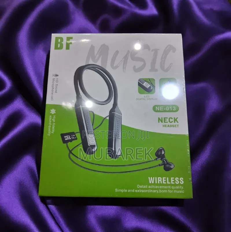 NE-013 Wireless Sports Earphones With LED Power Display