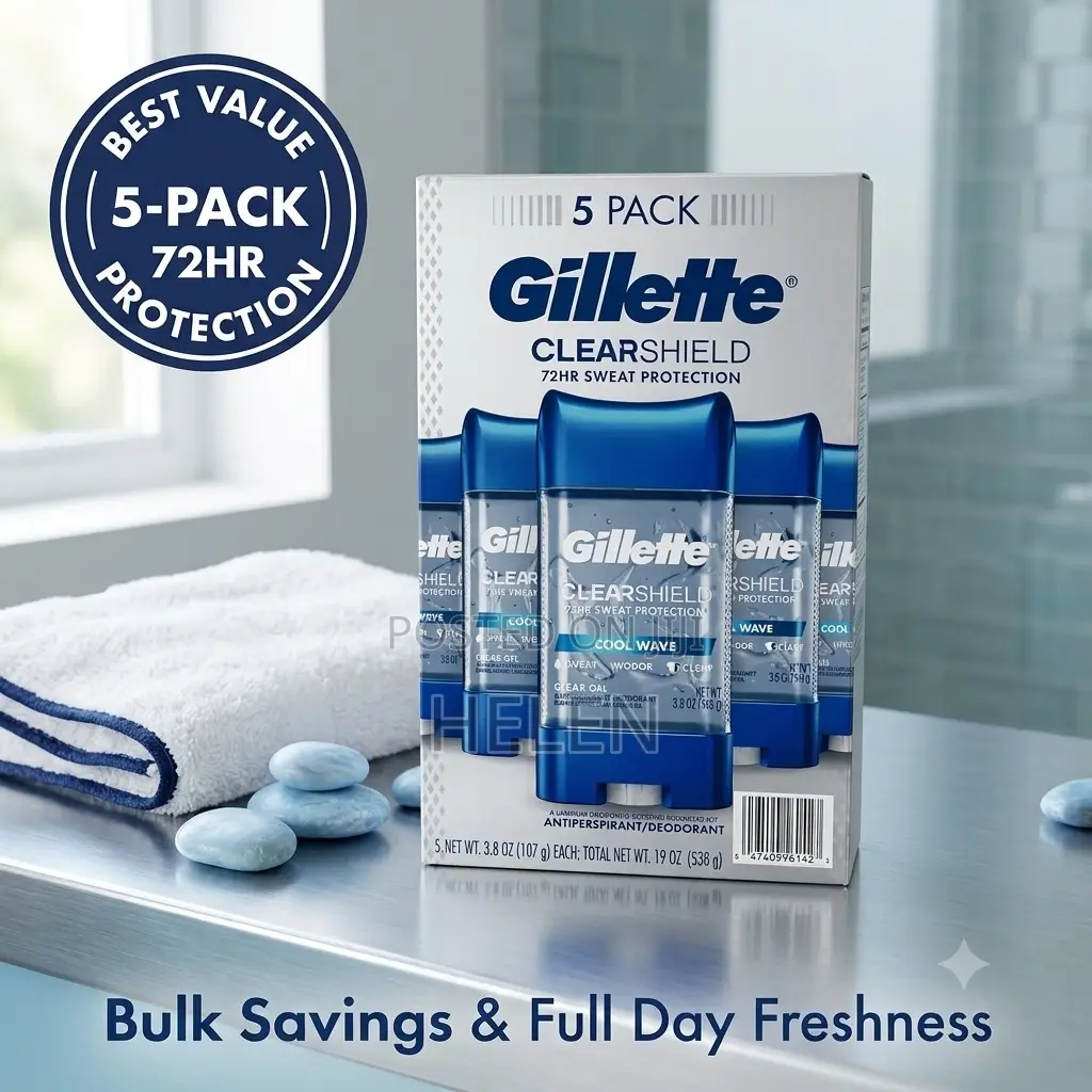 Original Gillette Clear Shield Cool Wave