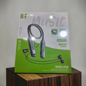 .BF Music Wireless Neckband – Heavy Bass HD Mic