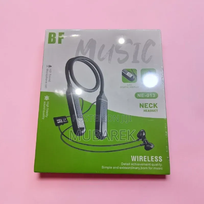 BF Music NE-013 Wireless Earphones – HD Calling Mic