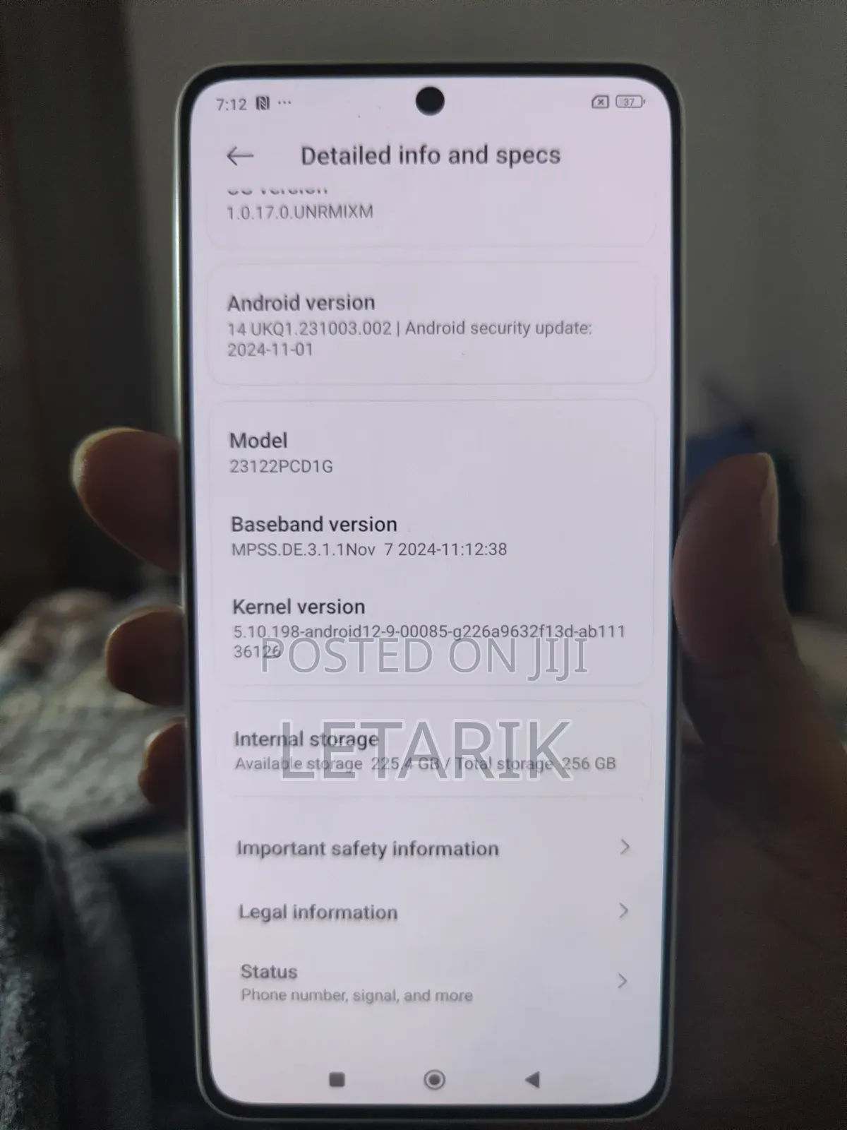 New Xiaomi Poco X6 256 GB White