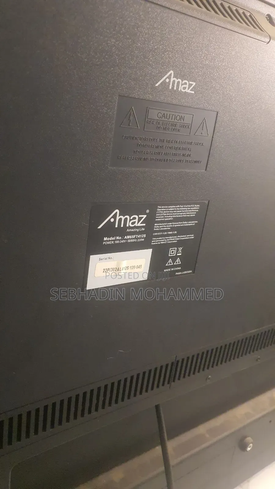 Amaz TV 65"