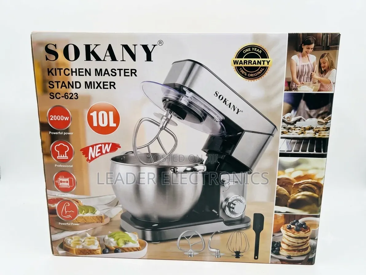 Sokany 10L Professional Stand Mixer