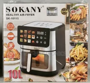 SOKANY Air Fryer Healthy– 10L Capacity, 2600W Digital Air Fryer Oven