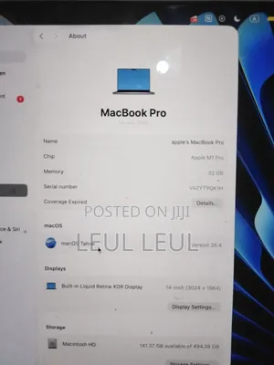 Laptop Apple MacBook Pro 2021 M1 32GB Apple M1 Pro HDD 32GB