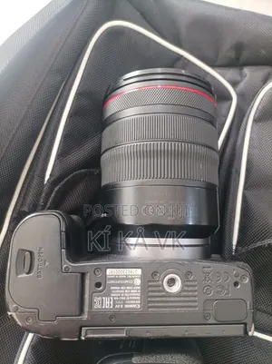 Camera Canon R With Red Ring Lens