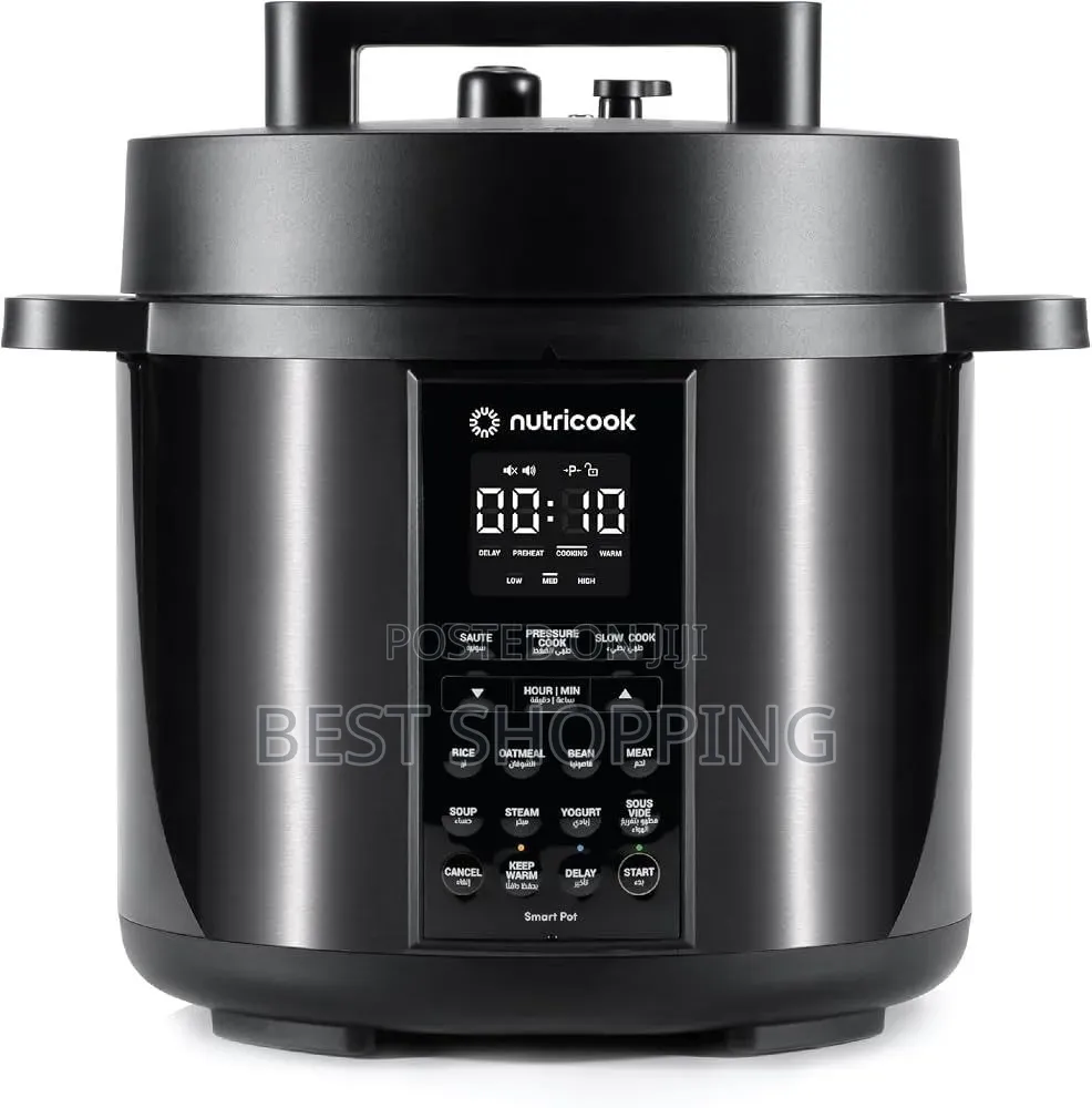 Nutricook Electrical Pressure Cooker 9 in 1 and 6 Liter