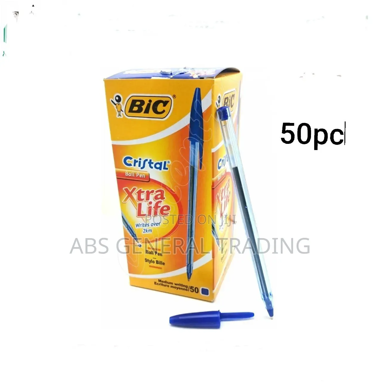 BIC Cristal Ball Pen Box of 50 – ጥራት ያለው ቢክ ስክሪፕቶ