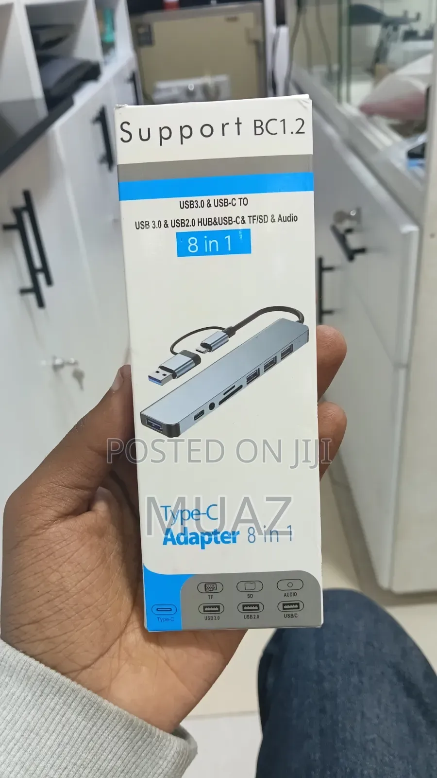 8-in-1 Type-C USB 3.0 Adapter