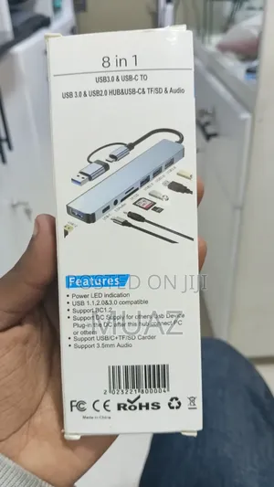 8-in-1 Type-C USB 3.0 Adapter