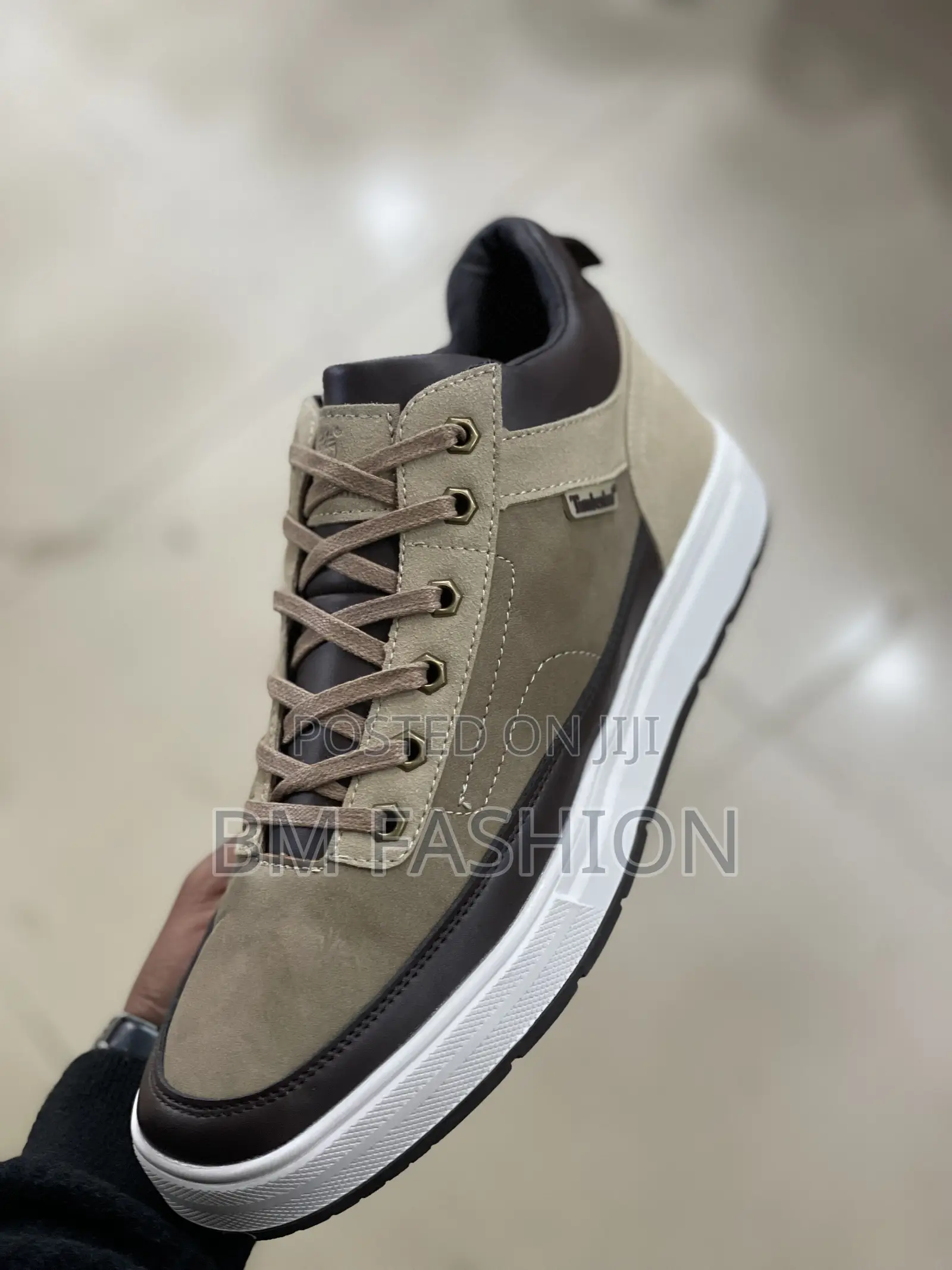 Timberland Khaki Color Half Mens Mid Boots Casual Classic