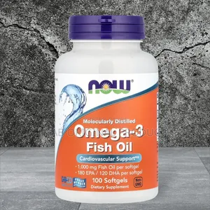 NOW Foods
Omega-3 Fish Oil, 100 Capsules
