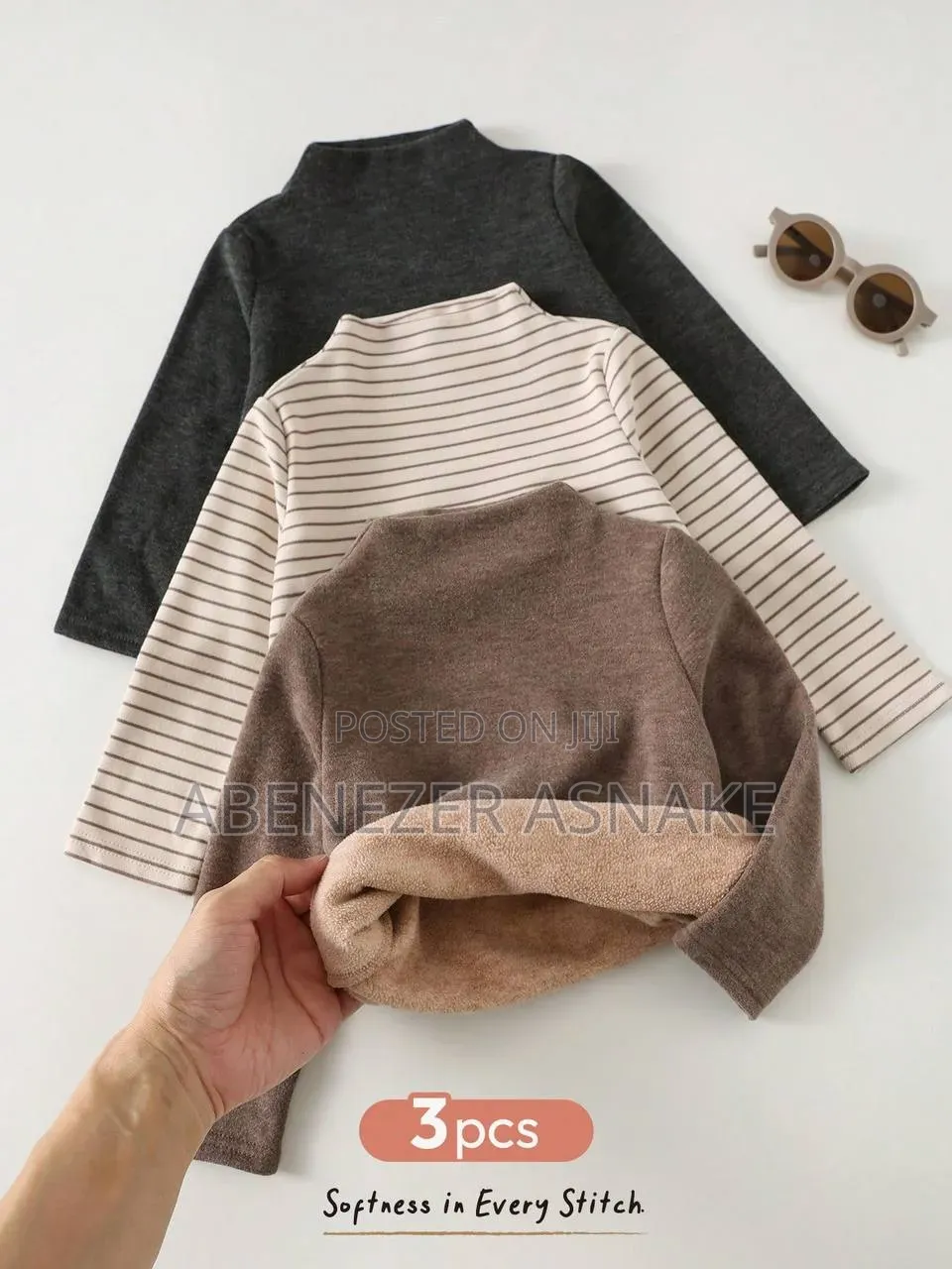 Cozy Pixels Unisex Warm and Soft Turtleneck